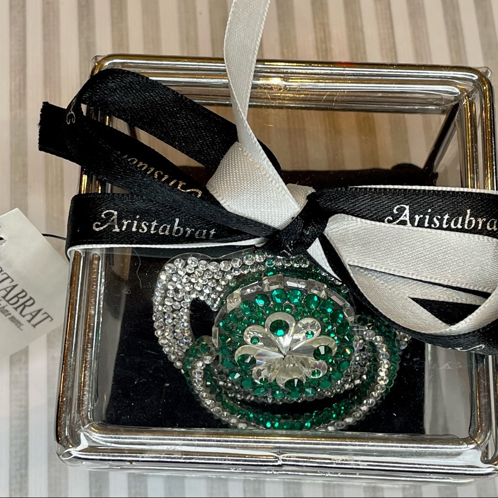 NWT! Aristabrat Swarovski Crystal Baby Pacifier